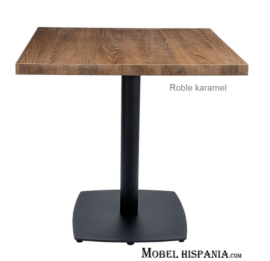 9322 Mesa metal roble karamel