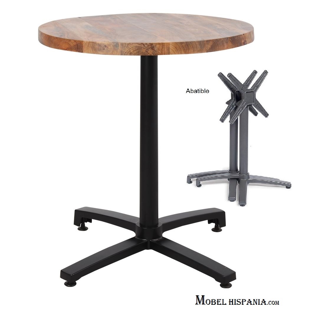 OWEN pie mesa abatible negra 03