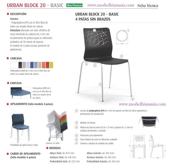 urban silla brazos blanca 08 1