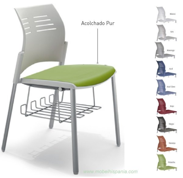 spacio silla operativa tapizada pur colectividades 03 1