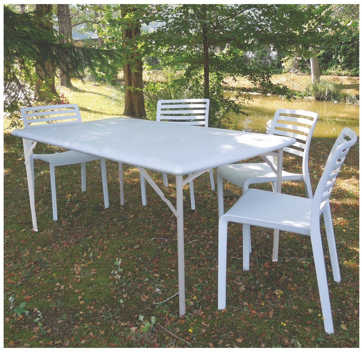 space mesa plegable interior terraza