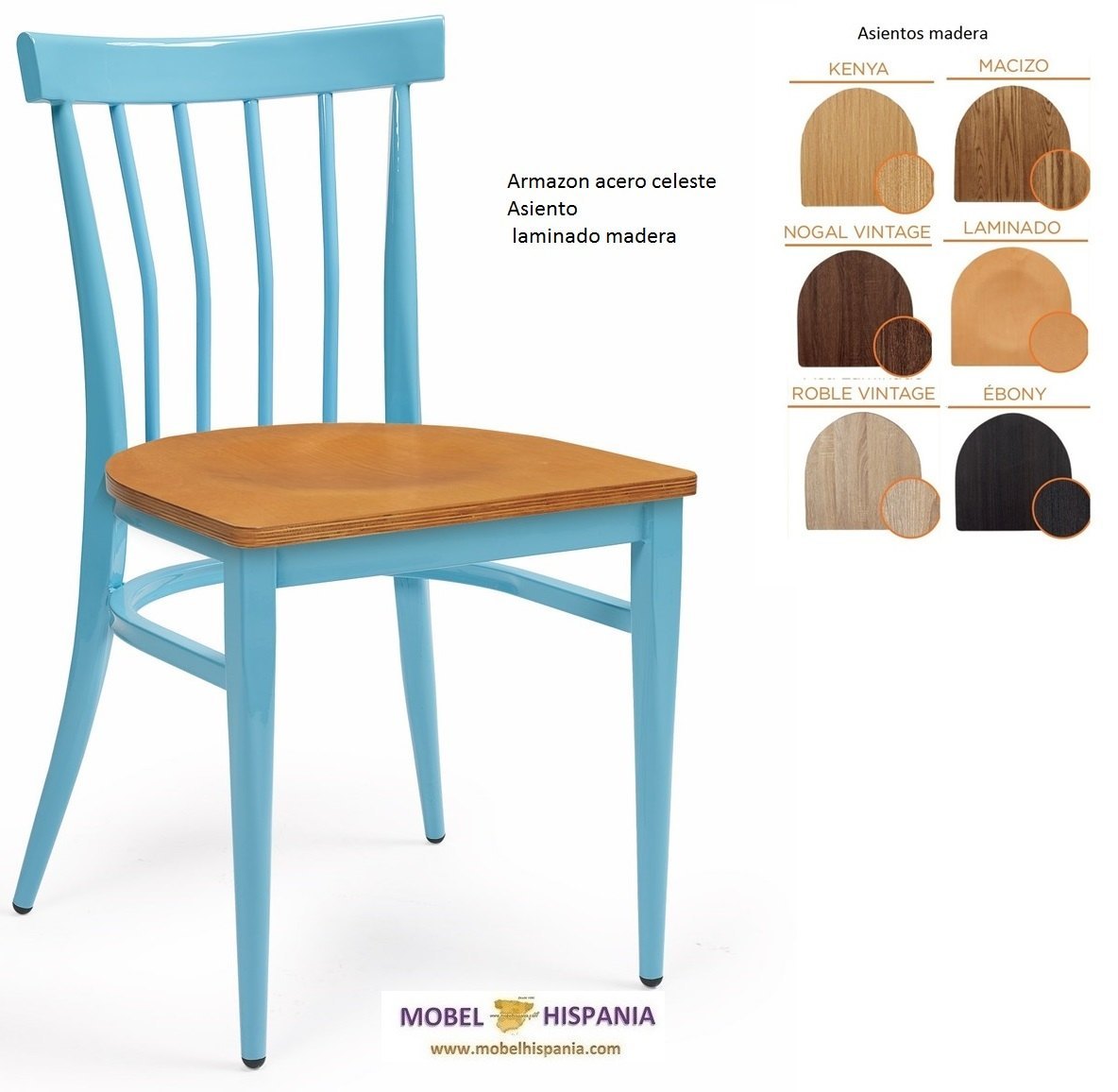 159 silla acero blanca laminado 02