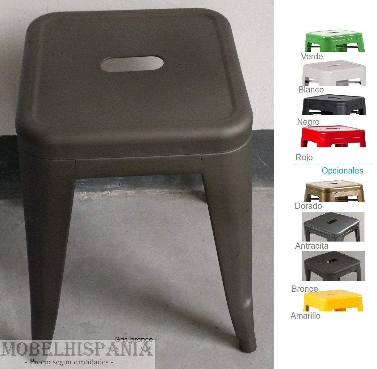 BEE Negro bajo taburete 02