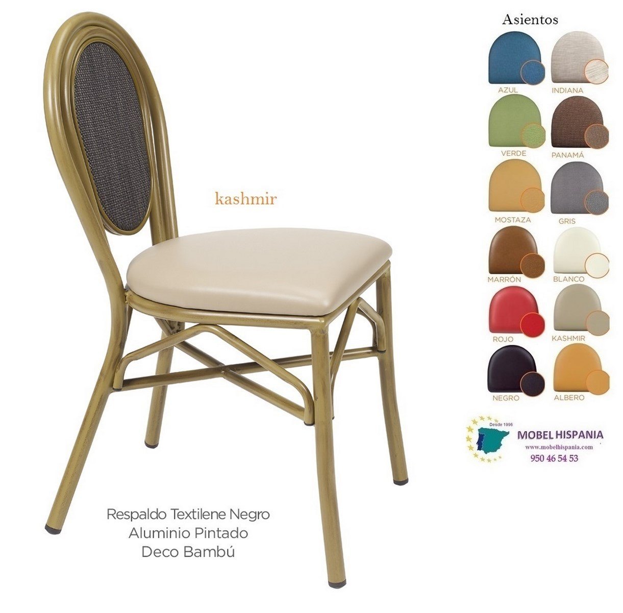 8034 silla bambu respaldo negro asiento tapizado kashmir 01