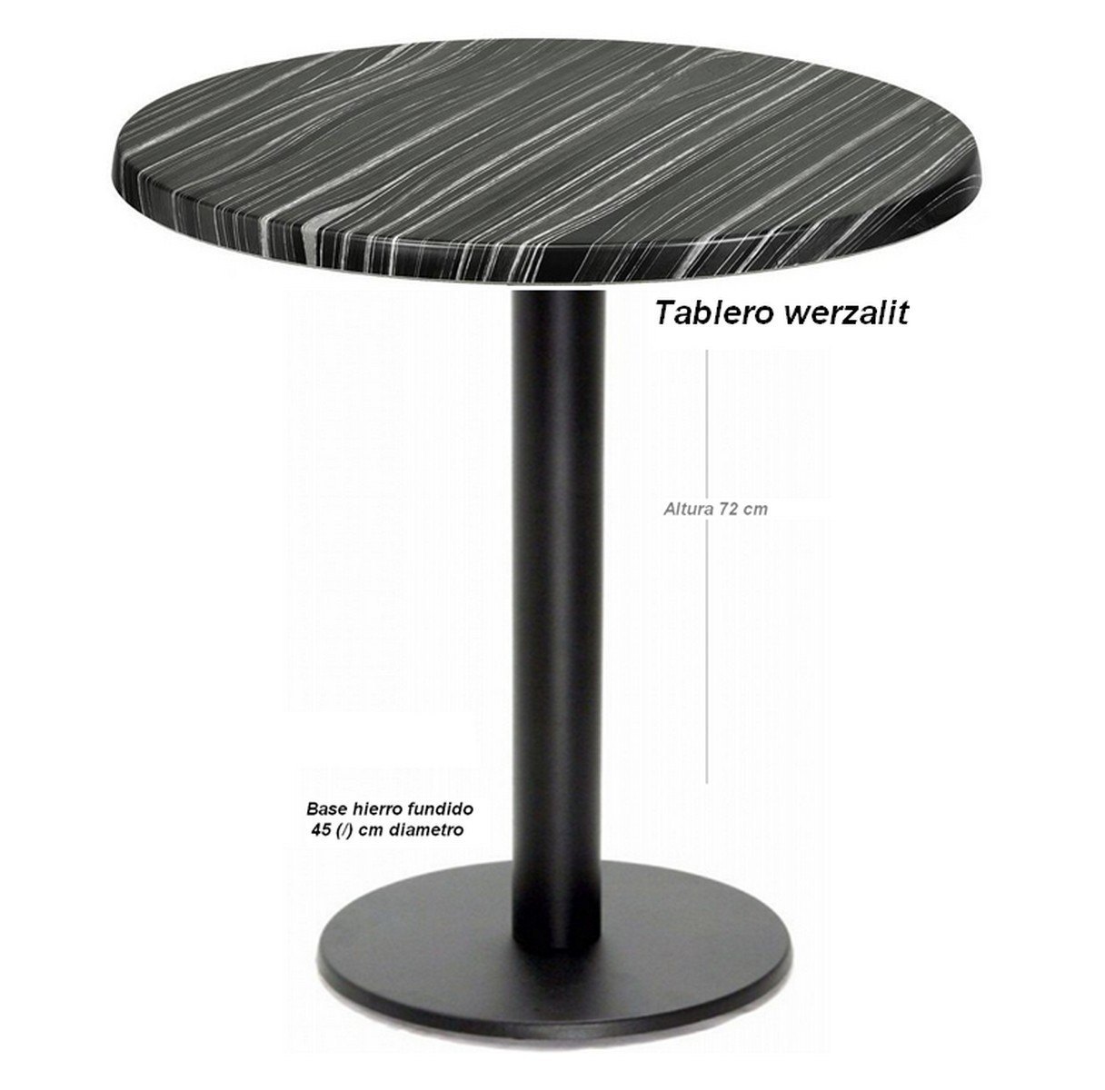 8925 Mesa fundicion hierro werzalit mobel hispania