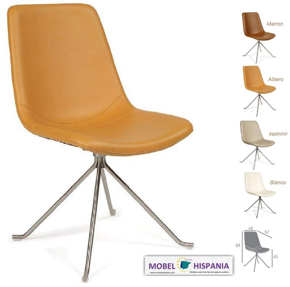 6620 silla cromado albero 1