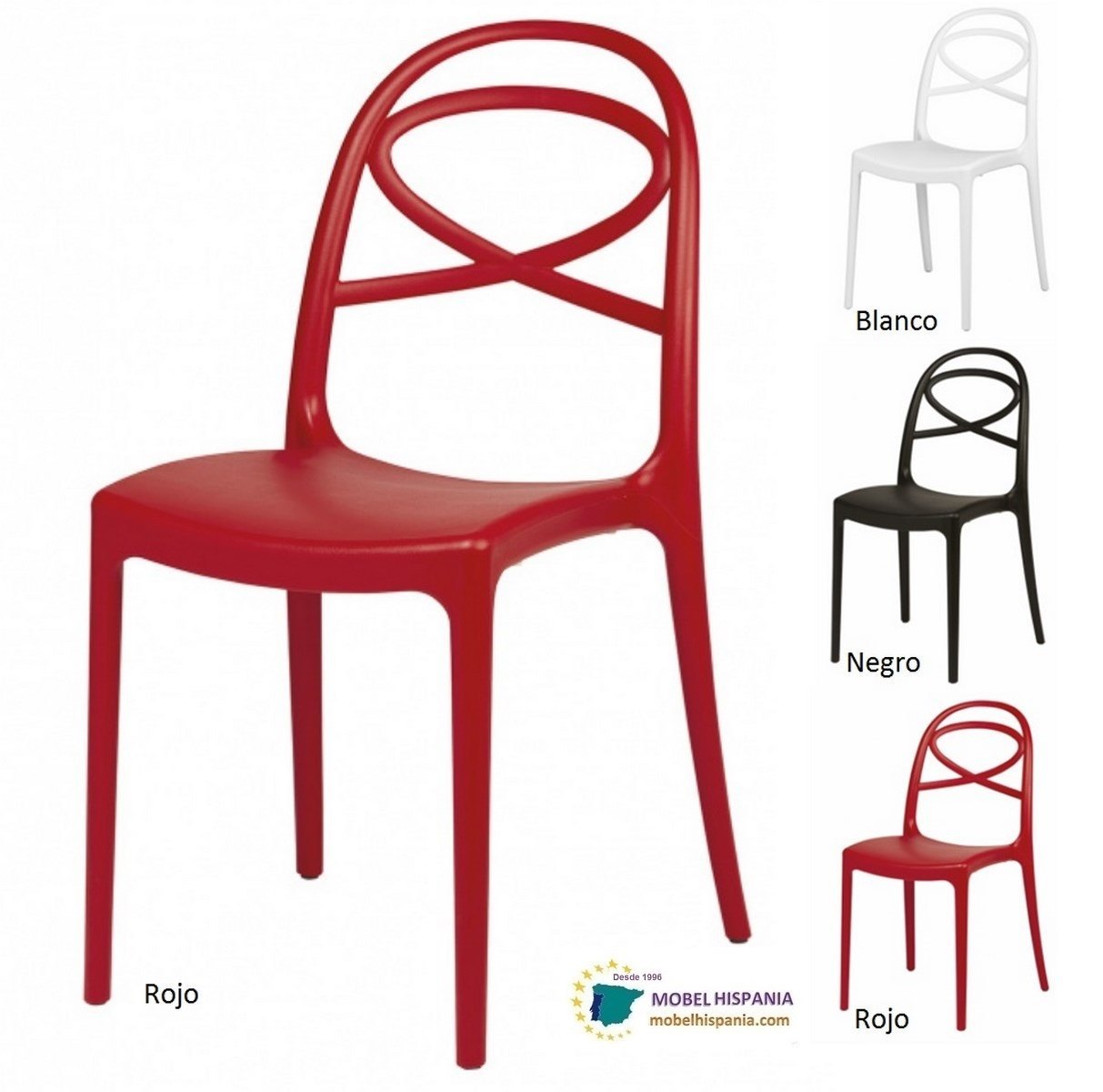 LASI silla polipropileno negro 04 2