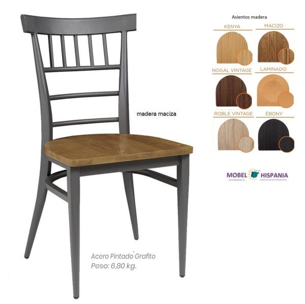 152 Silla Grafito macizo 1