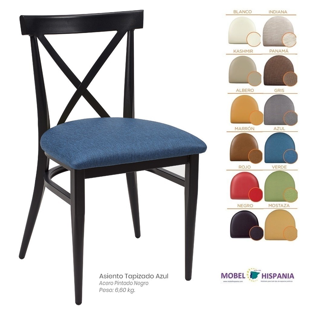 154 Silla Negro Tapizado Mostaza 02 1