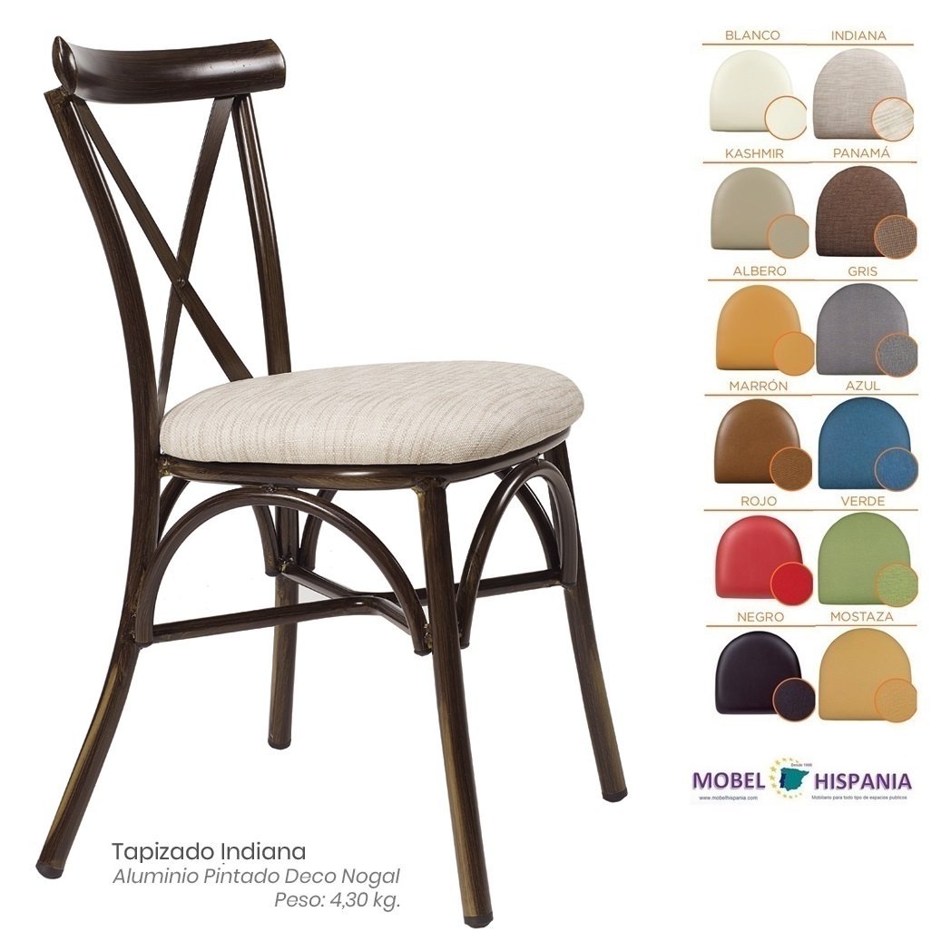 163 Silla Negro Asiento Tapizado Verde 08