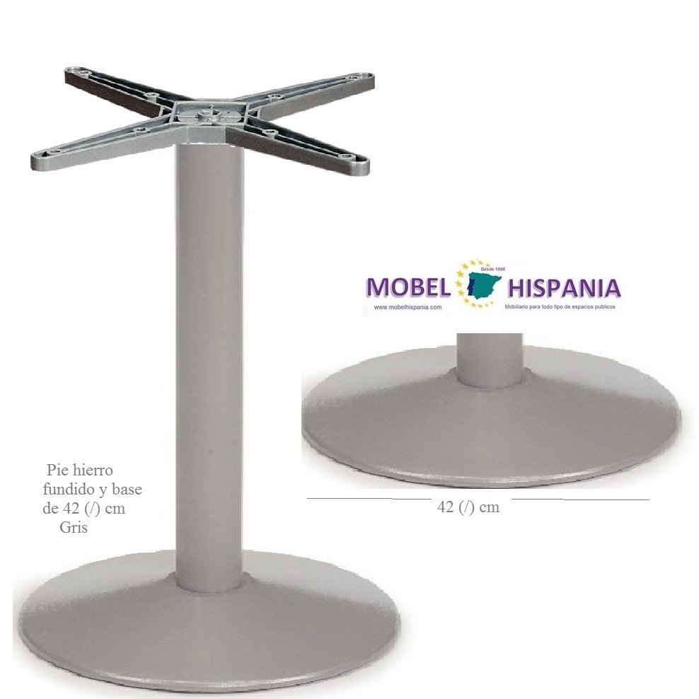 4150 pie mesa gris hierro fundido