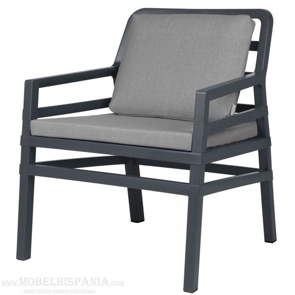 Aria-sillon-polipropileno-antracita Aria sillon polipropileno antracita