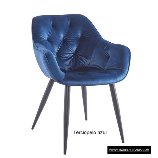 Creta Black Terciopelo azul w 03 1