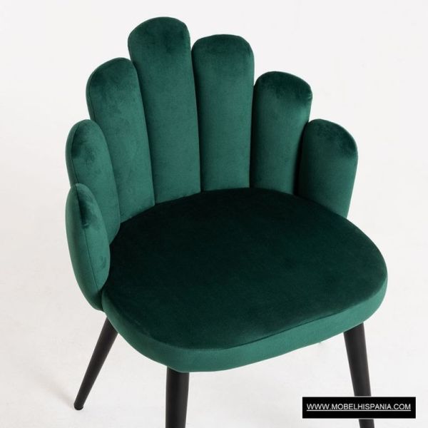 Hanpe Terciopelo gris marron w 15 1