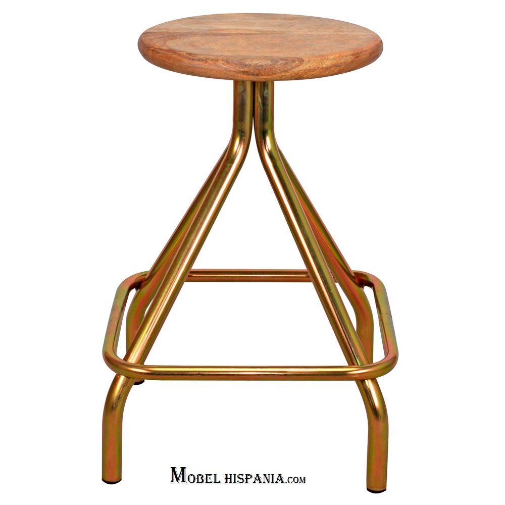 KASPARIN-Taburete-bajo-zincado KASPARIN Taburete bajo zincado