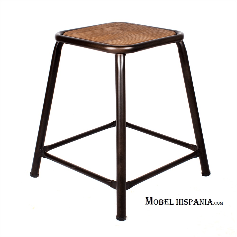 RITUAL taburte bajo metal negro madera