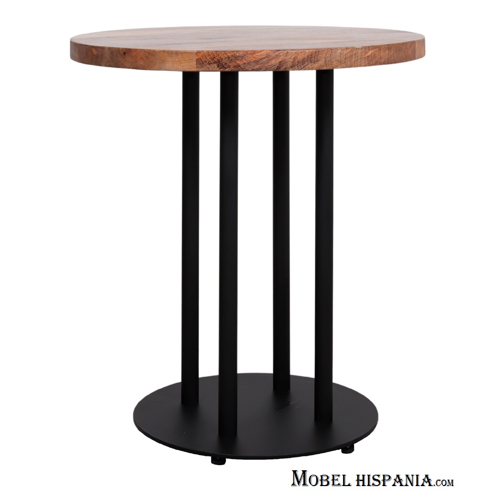 SINGAPORE mesa metal madera