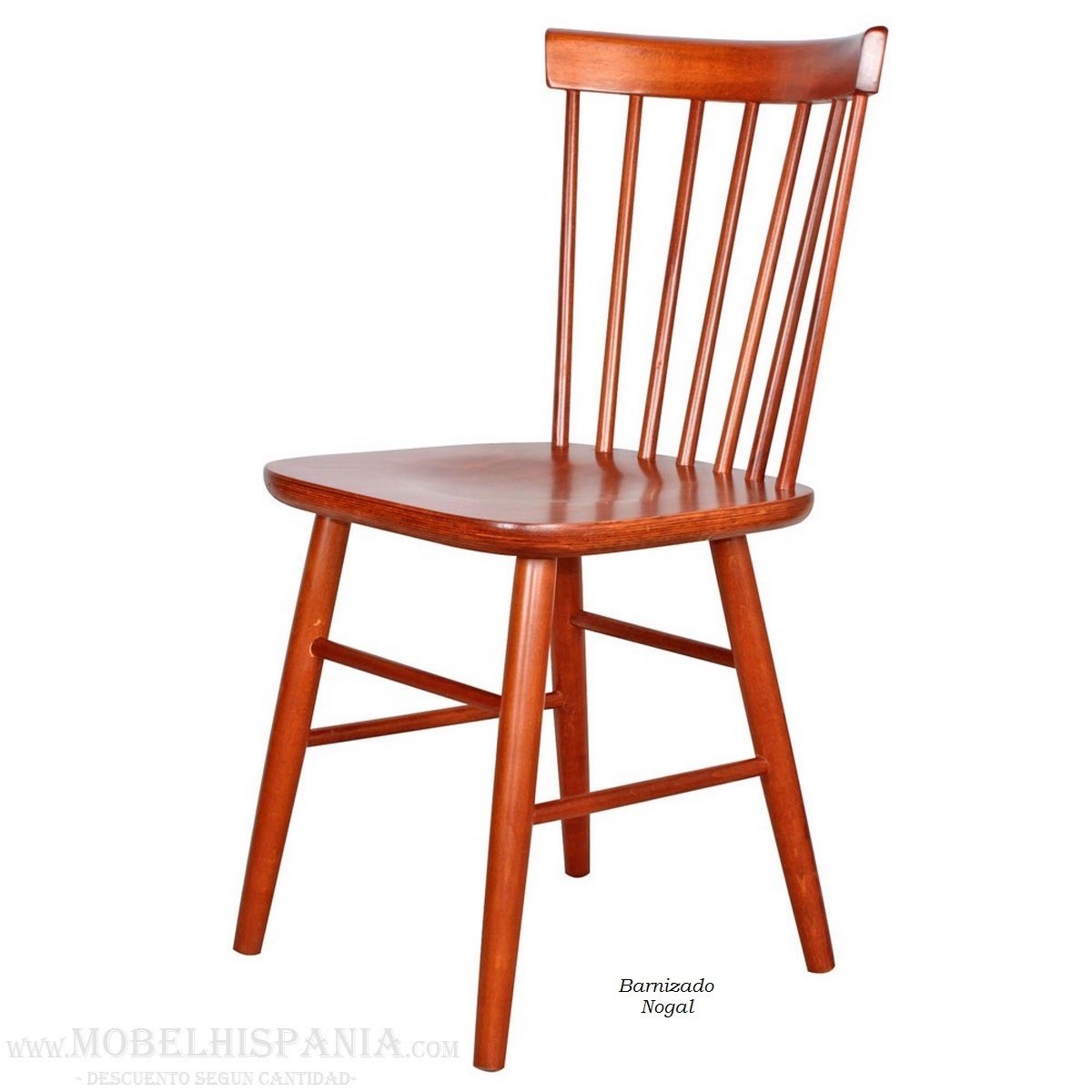 THAMES NOGAL Silla estilo Ercol Windsor madera