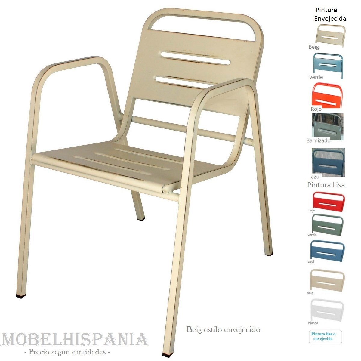 Veracruz taburete metalico estilo industrial vintage 07