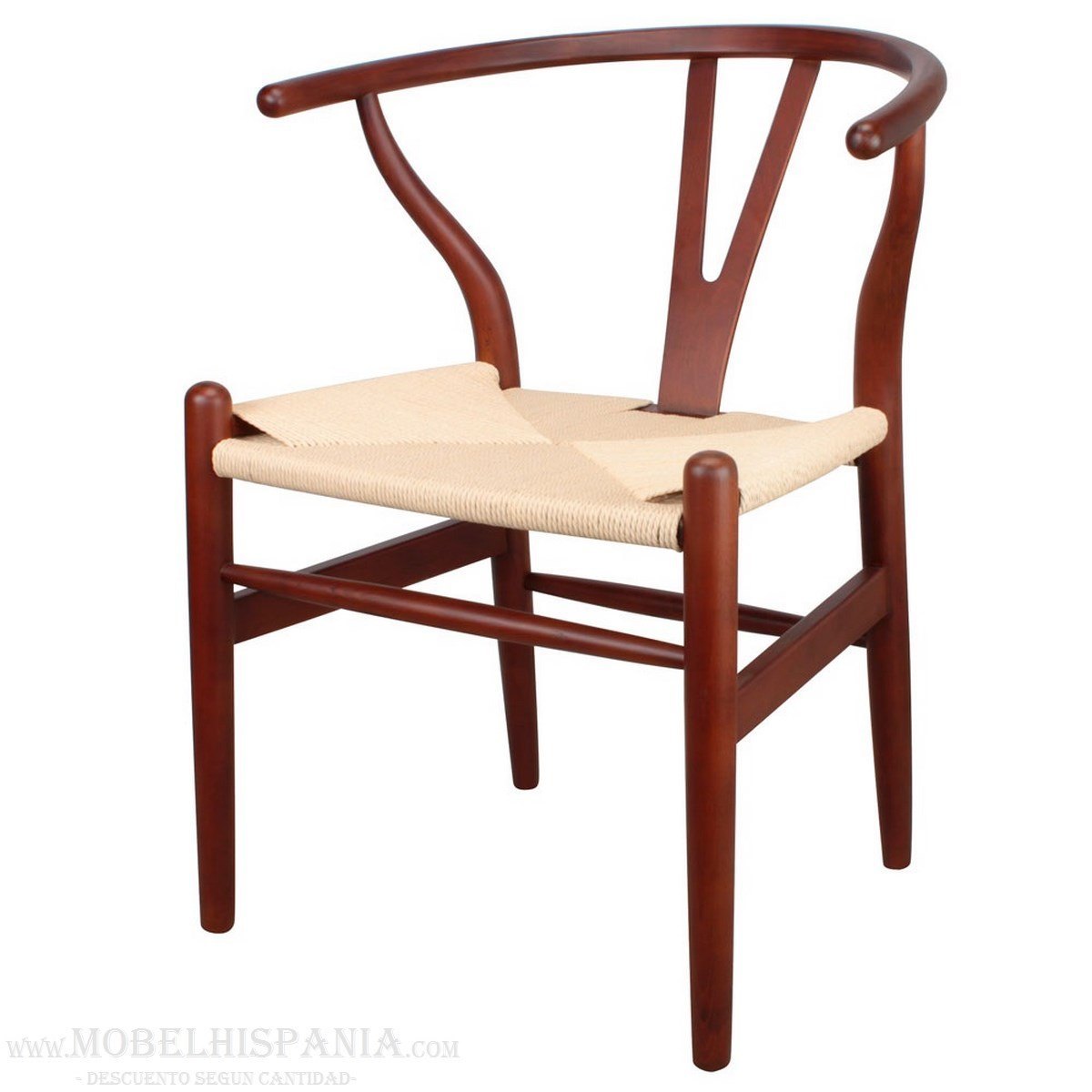 WISHBONE NOGAL BLACK silla estilo nordico 03