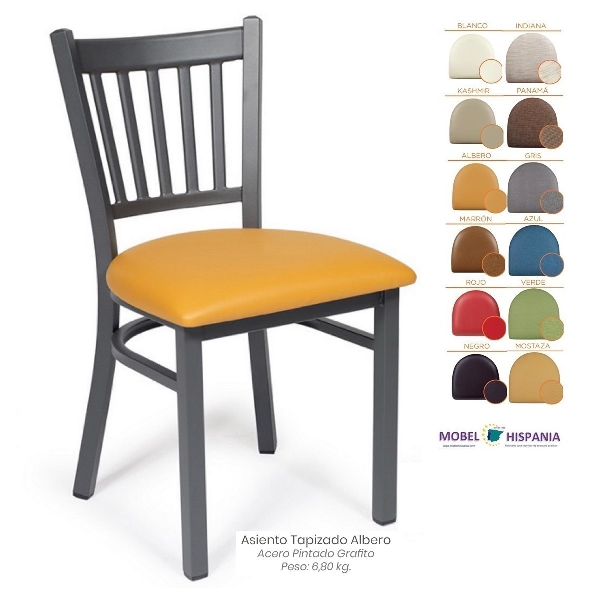 boston silla grafito tapizada 11 1