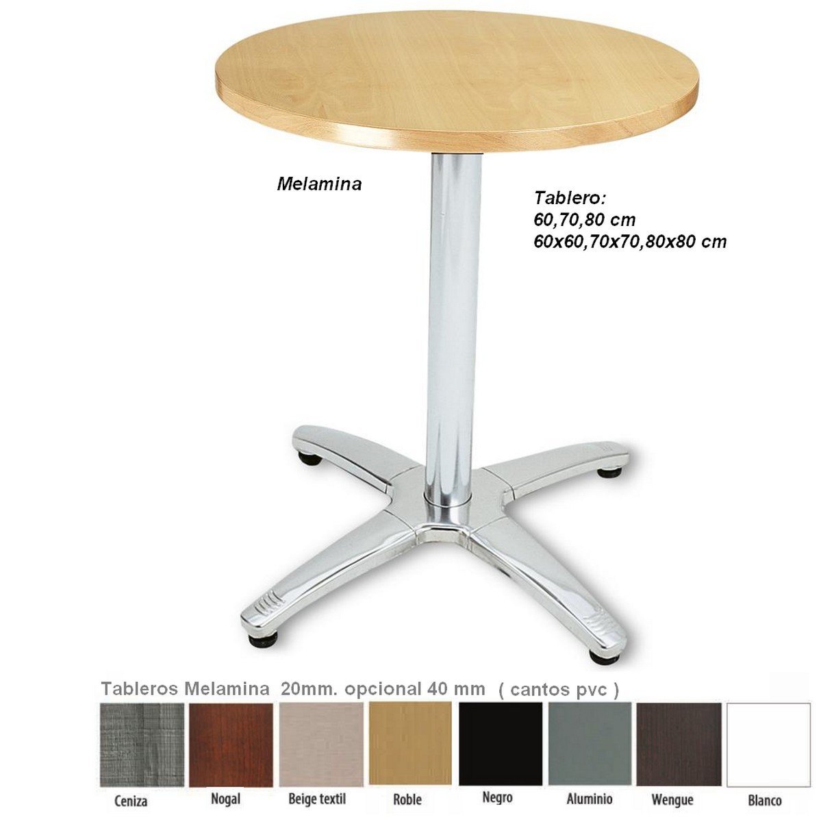 1554 mesa doble tubo aluminio melamina mobel hispania 01