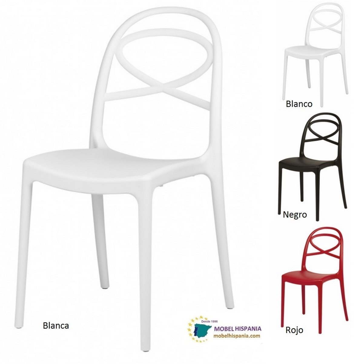 LASI silla polipropileno rojo 01 2