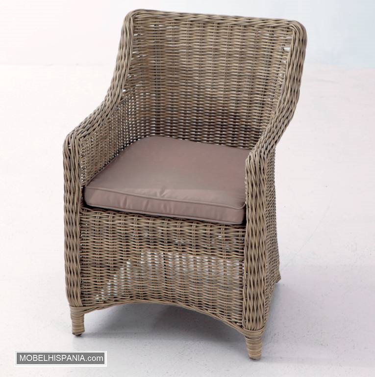 4146 butaca alu rattan