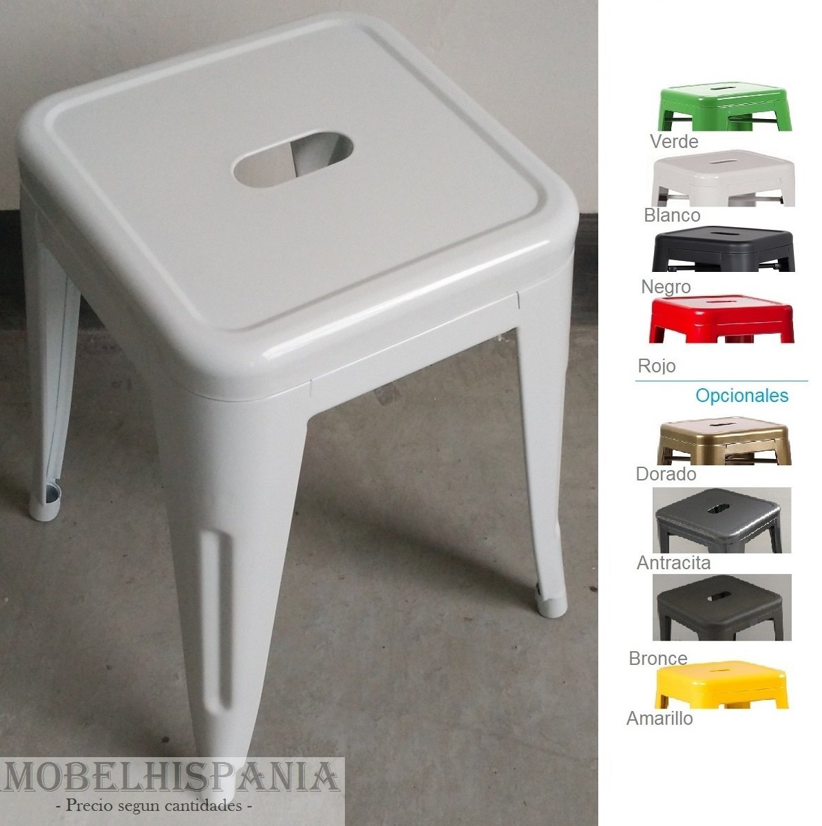 BEE Negro bajo taburete 01