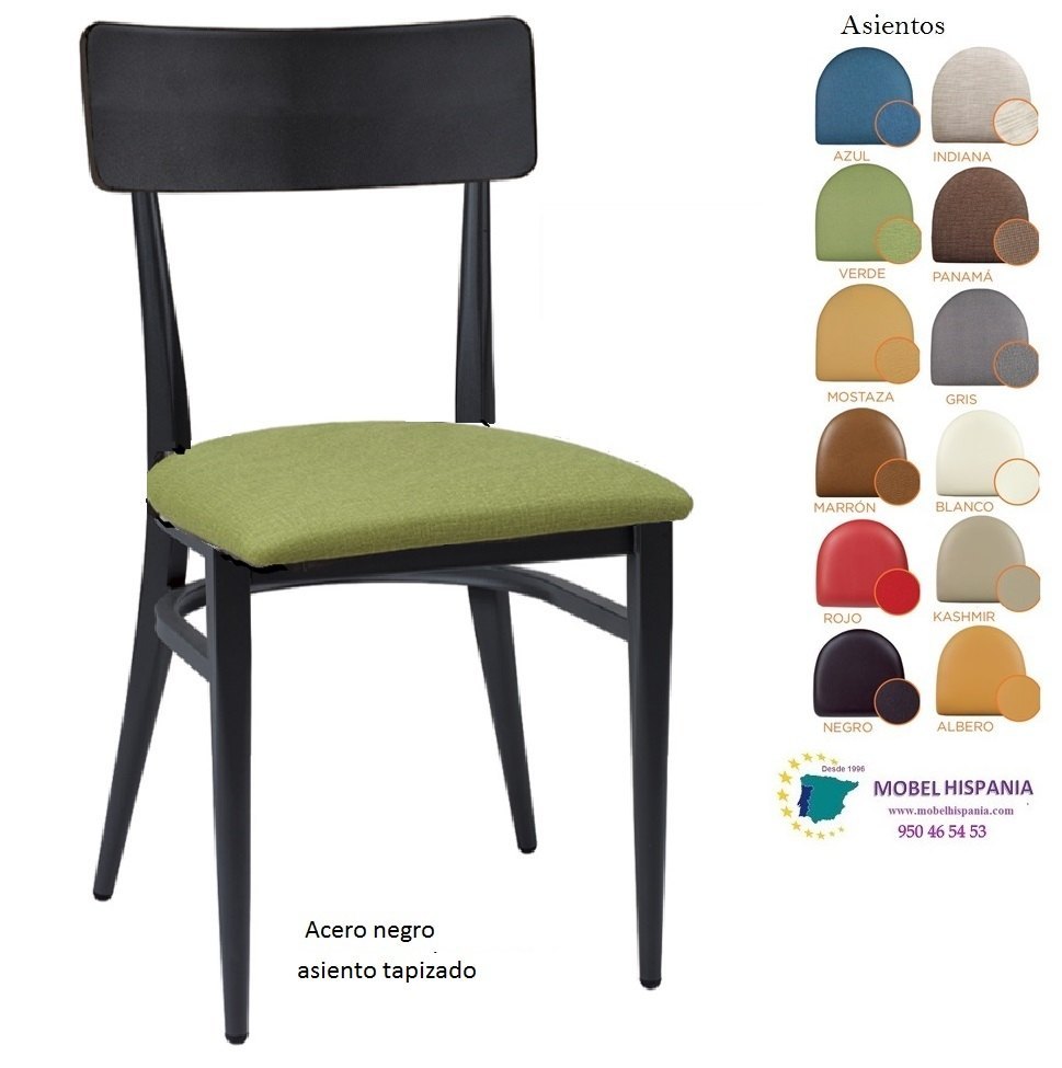 388 taburete metal negro verde 01