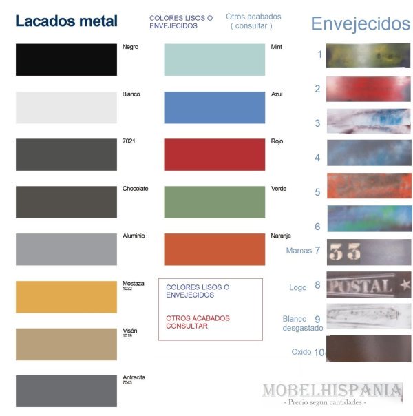 EDNA silla metalica industrial 10 12