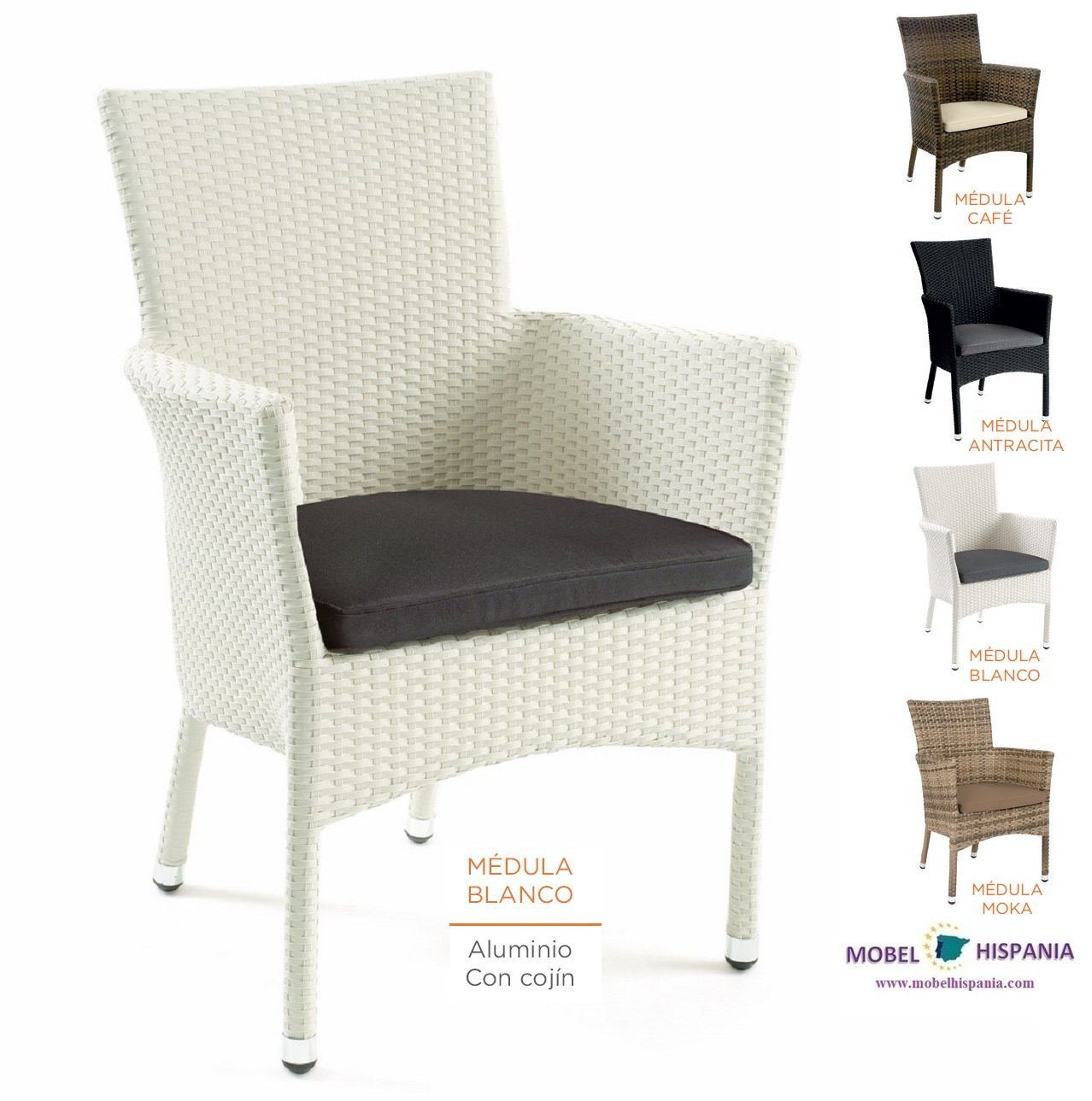 4518 sillon aluminio medula moka 03