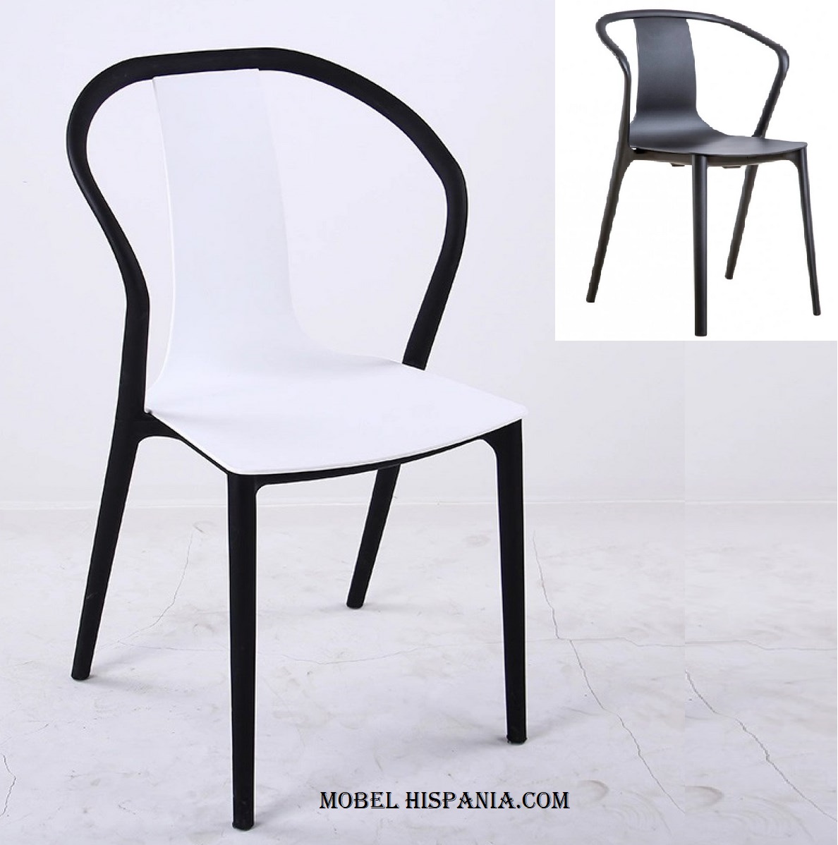 LAT206 silla blanca negra