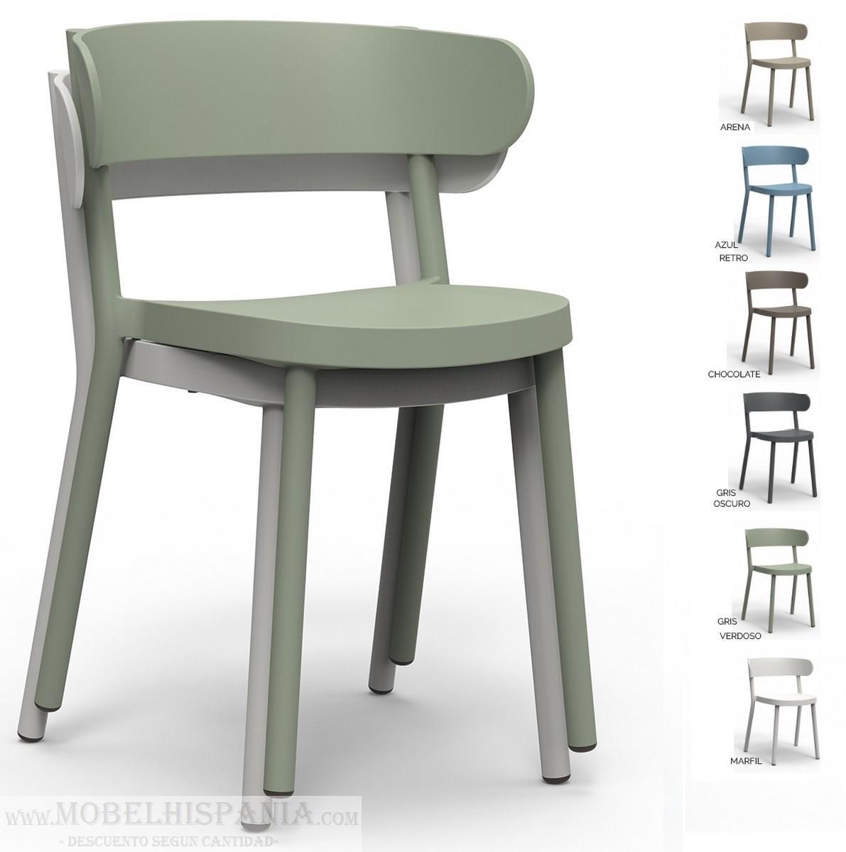 casino gris silla resina 10 3