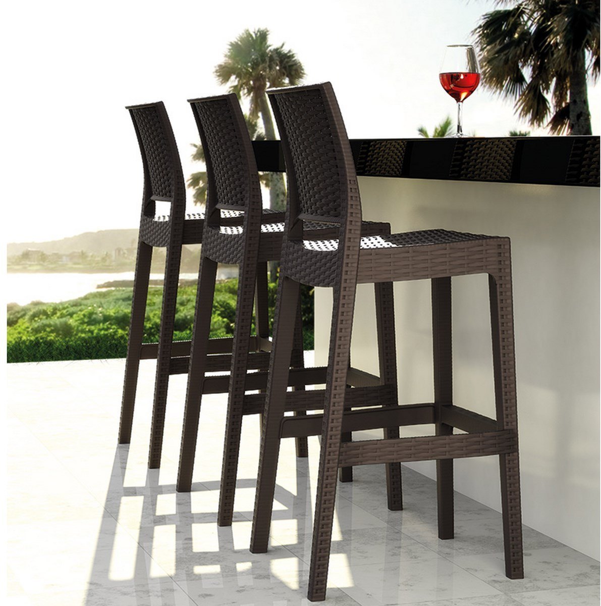 indiana taburete chocolate