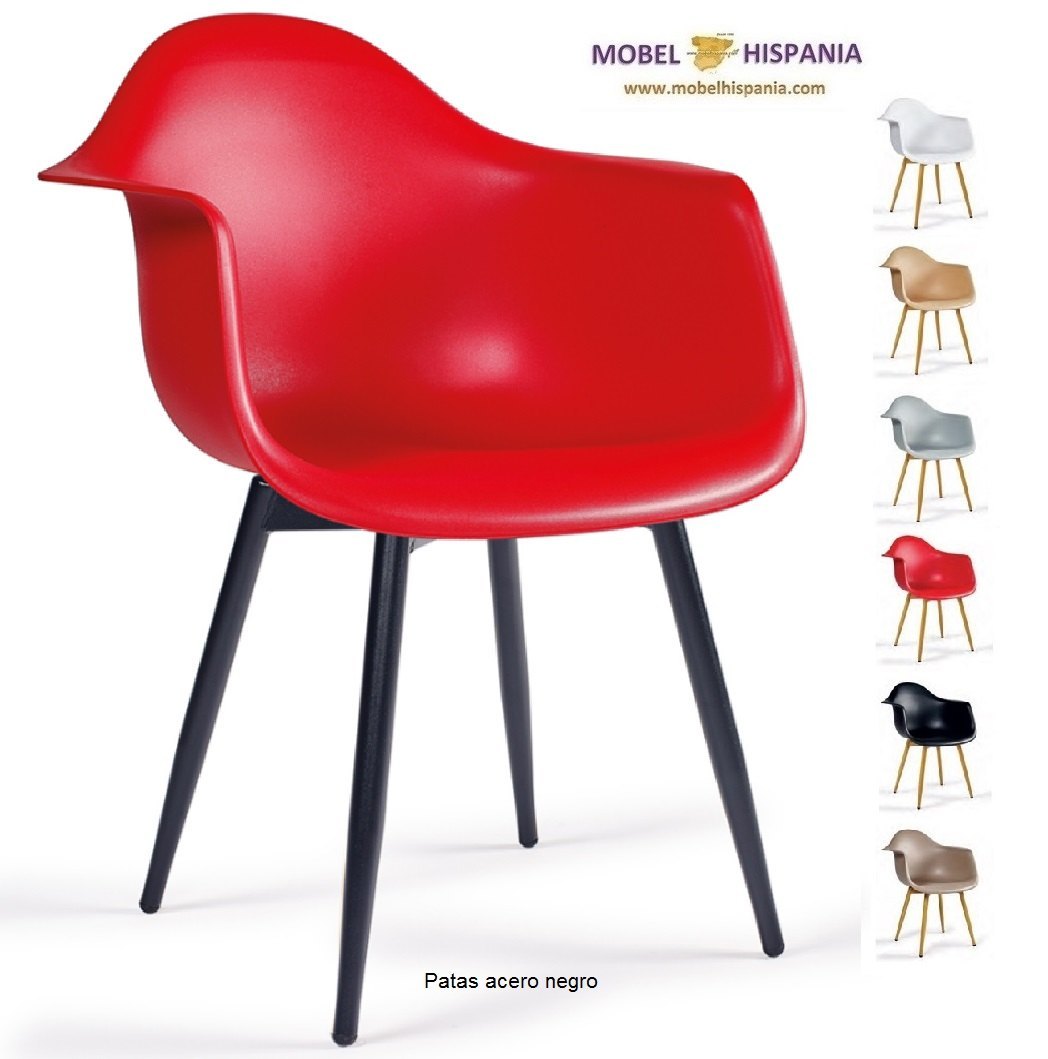 PICASSO-sillon-p4-negro-carcasa-rojo-1 PICASSO sillon p4 negro carcasa rojo 1