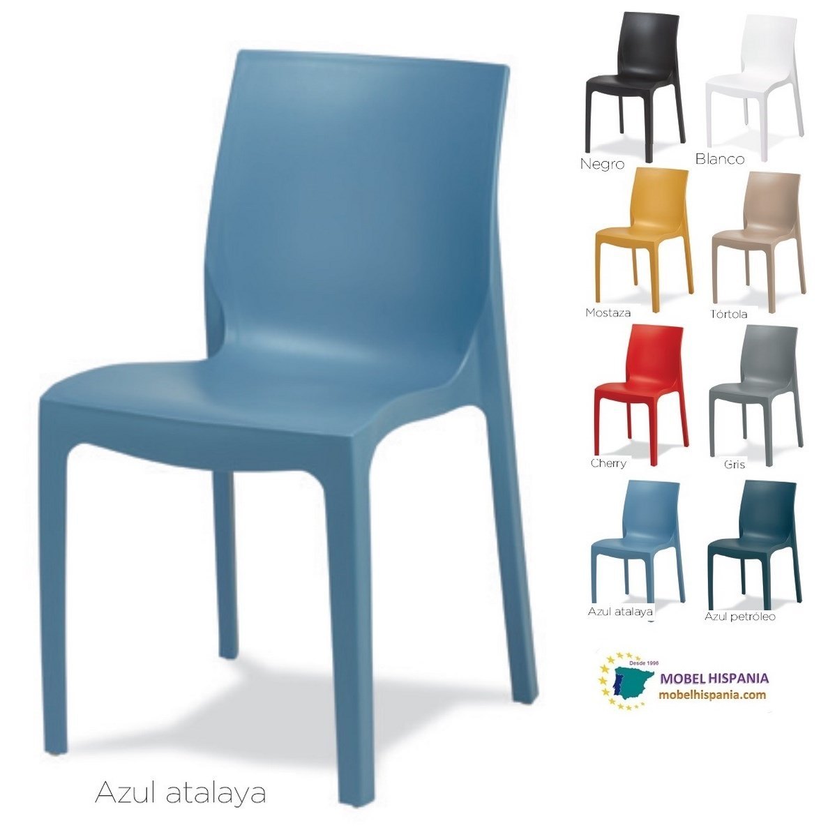 1110 silla polipropileno negra 03 3