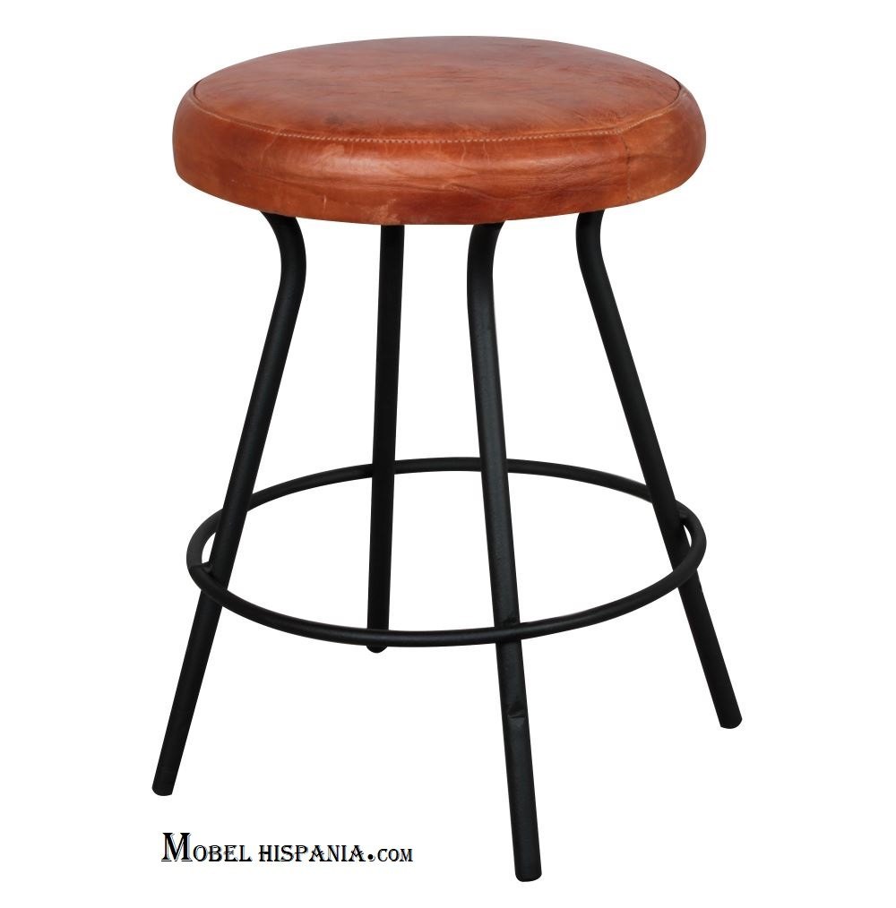 INGLATERRA-Bajo-taburete-piel INGLATERRA Bajo taburete piel