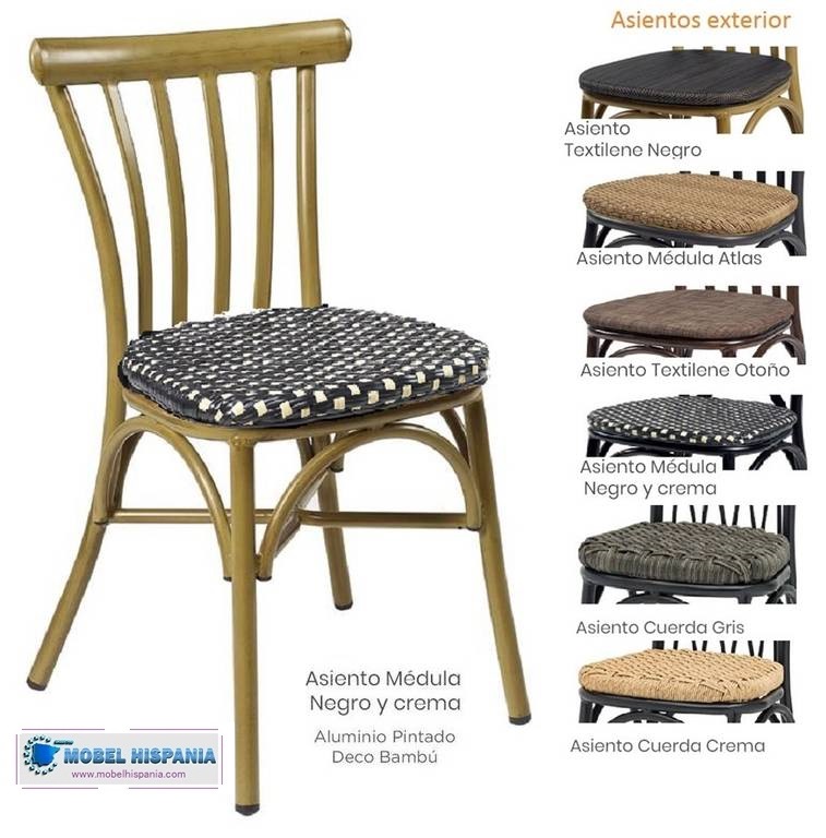 164 Silla Deco Bambu medula