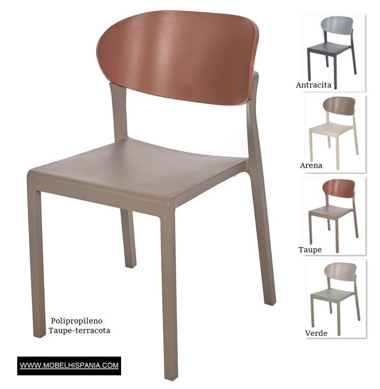 LAKE silla topo terracota w 2