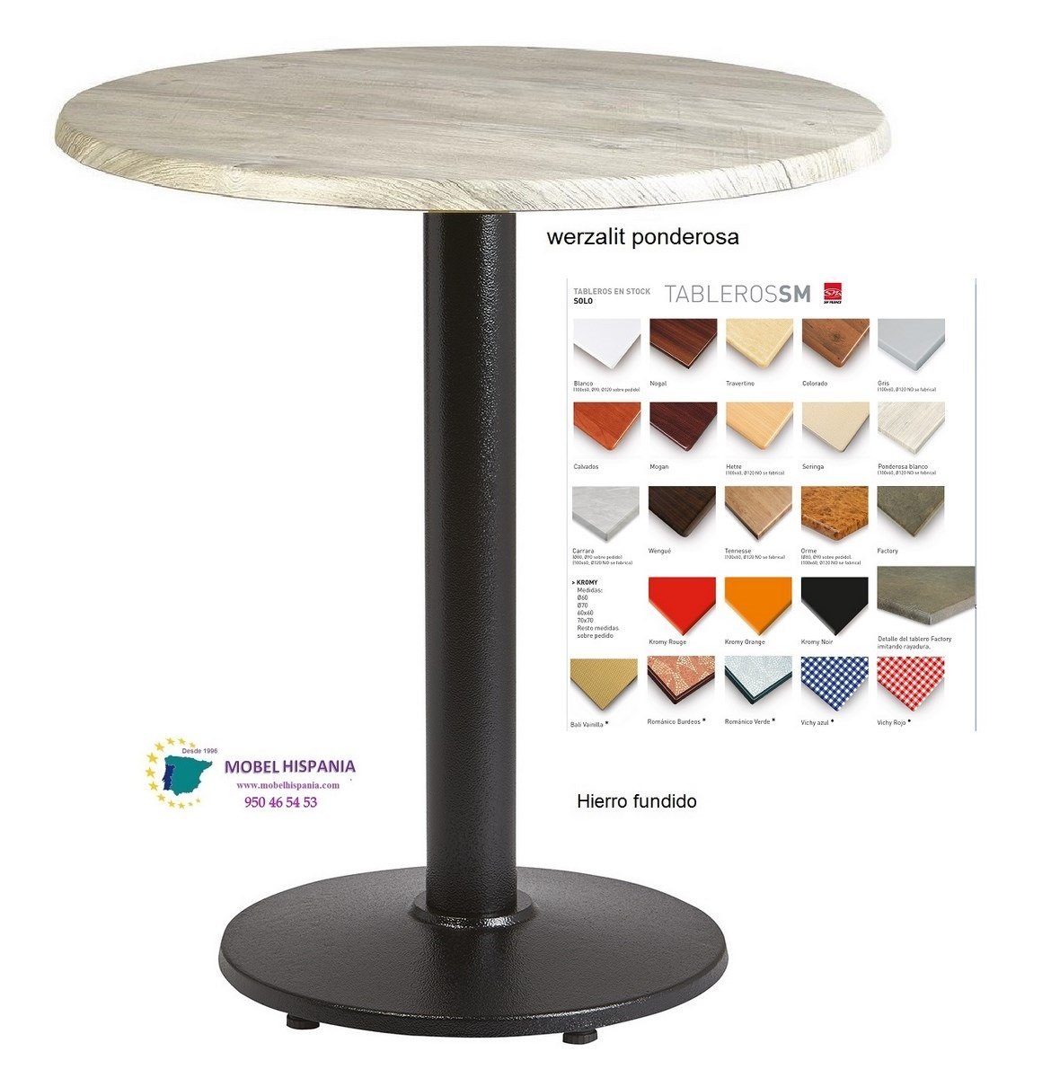 3032_mesa-hierro-fundido-tablero-werzalit-ponderosa 3032 mesa hierro fundido tablero werzalit ponderosa