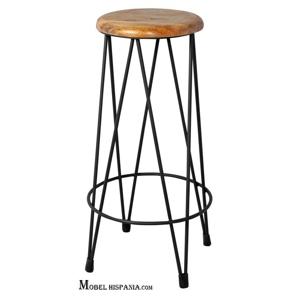 ZIGZAG-Taburete-negro ZIGZAG Taburete negro