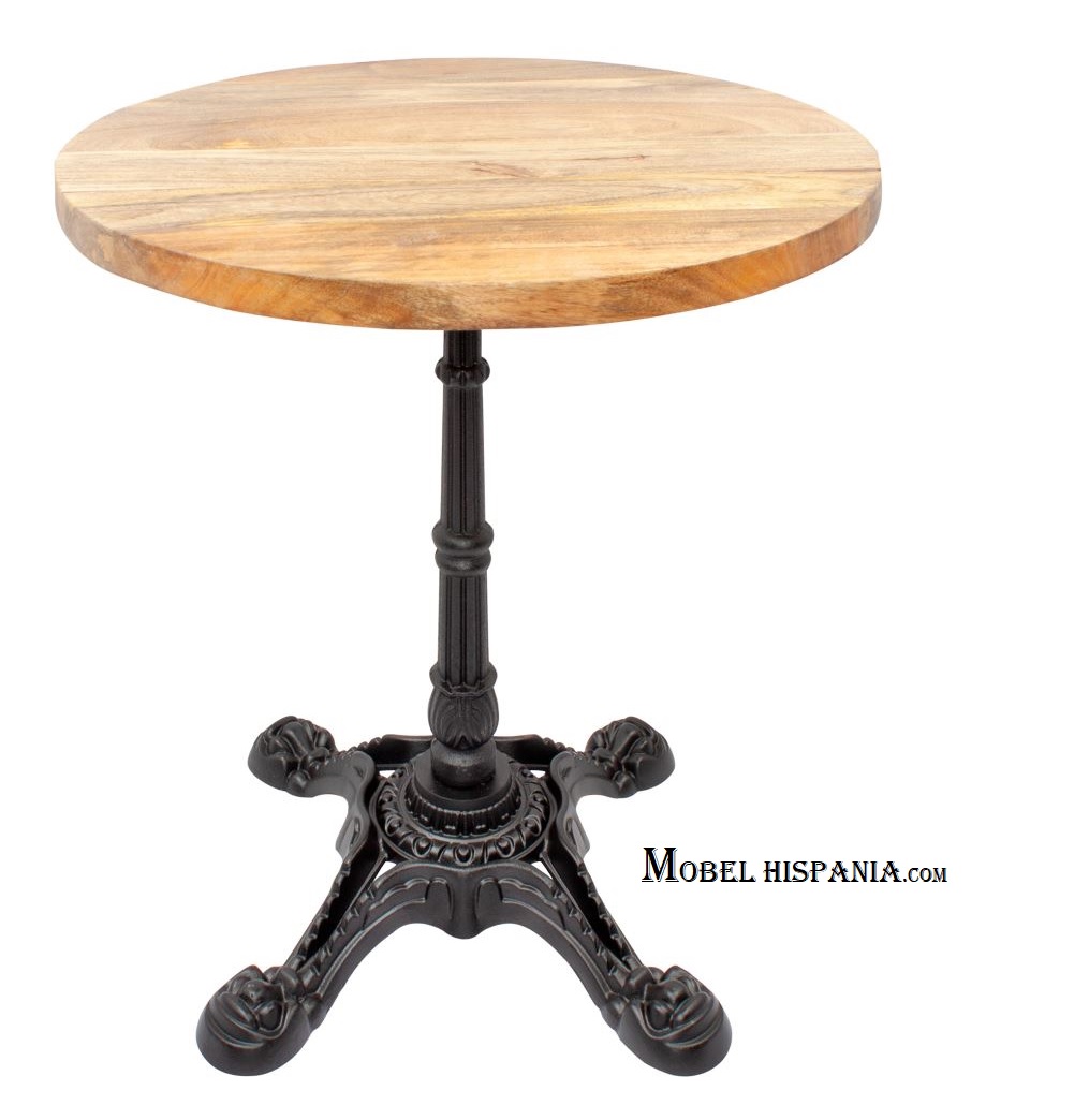 KRONOS Mesa fundicion madera 02