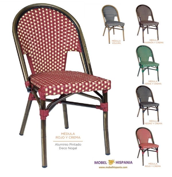 8029 silla aluminio bambu medula verde crema 07