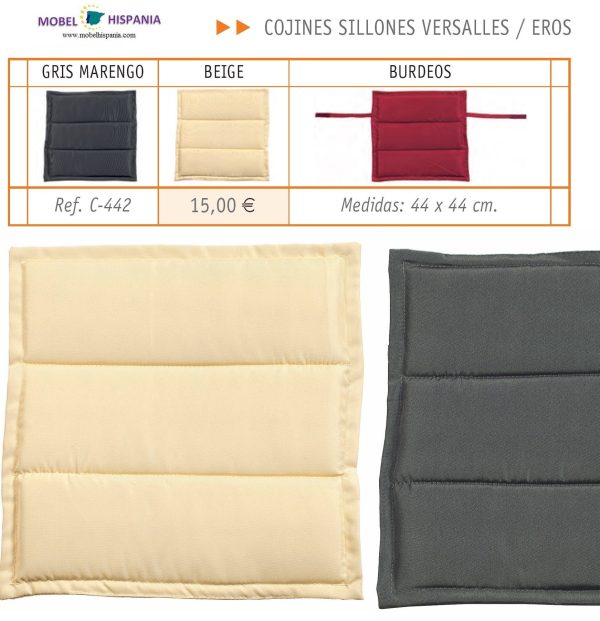 versalles silla aluminio negro 10