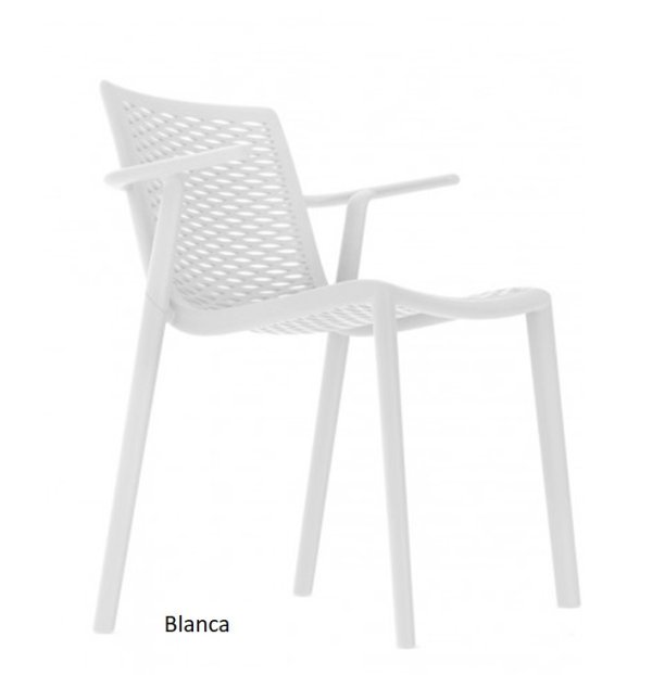 Netkat sillon brazos blanco 2