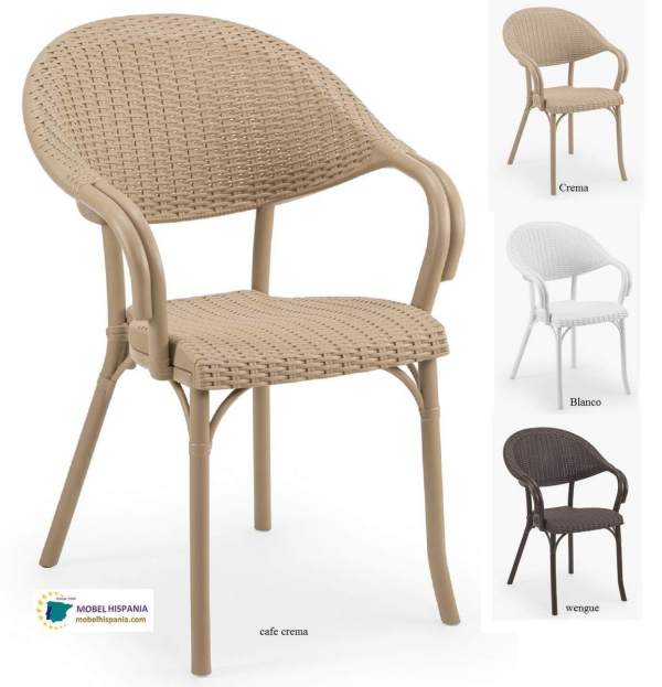 2126 sillon plastico chocolate 02