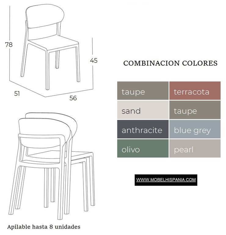 LAKE silla topo terracota w 13 2