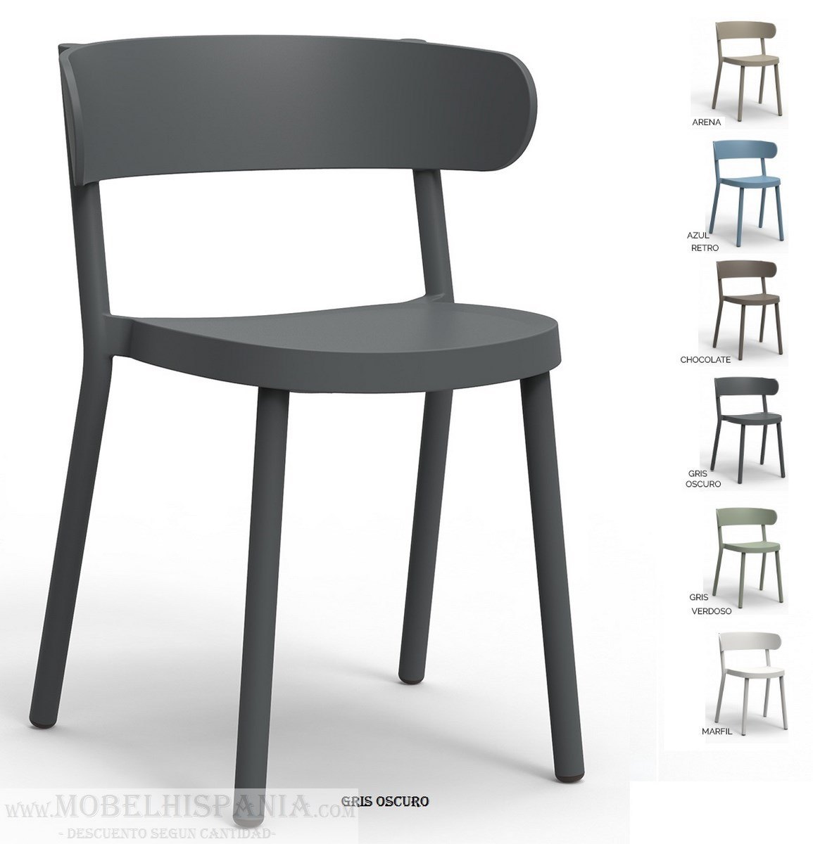 casino gris silla resina 3