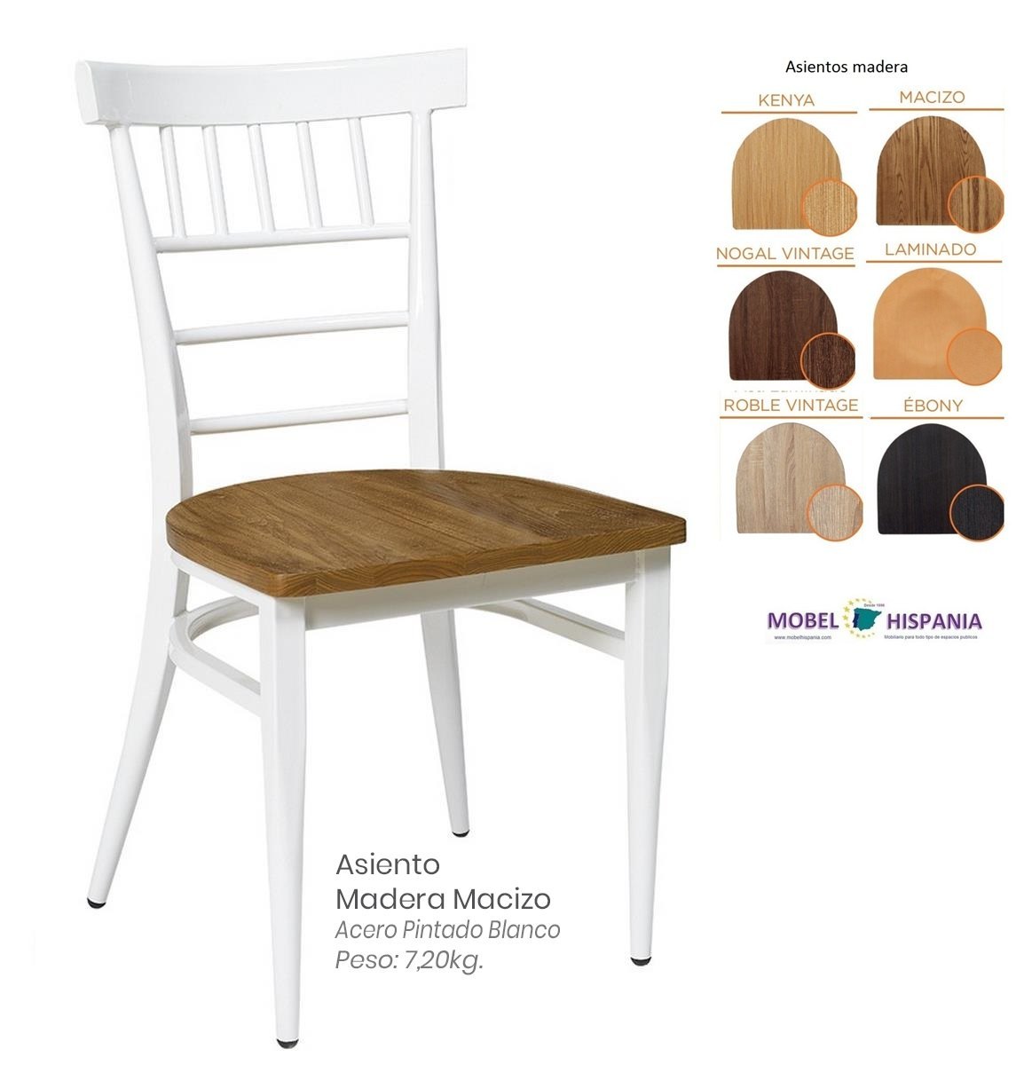 152 Silla blanco Laminado Roble Vintage 04 1